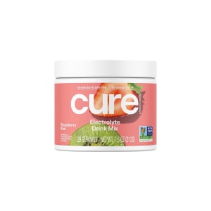 Cure Hydration Cure Electrolyte Drink Mix, Strawberry Kiwi, 7.2-ounce Jar