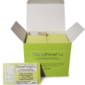 Aerscher Diagnostics Inc Cancer Screening Test Kit HemaPromptâ„¢ FG Fecal and Gastric Occult Blood 50 Tests CLIA Waived
