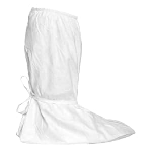 Dupont Specialty Products USA LLC Cleanroom Boot Cover DuPontâ„¢ TyvekÂ® IsoCleanÂ® X-Large Knee High PVC Sole White Sterile