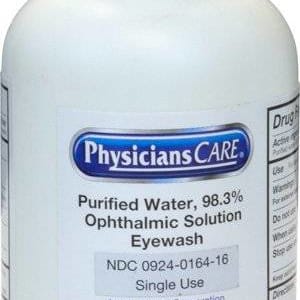 Connecticut Clean Room Eyewash Solution The Safety ZoneÂ® Eye Cup, Buffered Solution 16 oz. Bottle