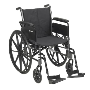 Drive DeVilbiss Healthcare driveâ„¢ Cruiser III Lightweight Wheelchair, 18-inch Seat Width