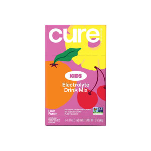Cure Hydration CureÂ® Kids Electrolyte Drink Mix, Fruit Punch, 7.5-gram Packet
