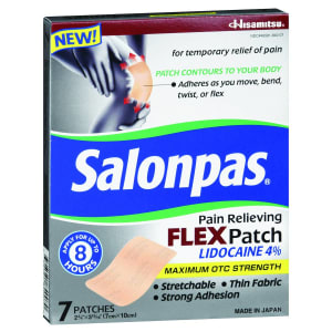 Emerson Healthcare SalonpasÂ® Lidocaine Topical Pain Relief Patch