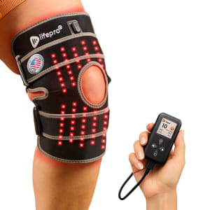 Lifepro Fitness LLC Light Therapy Knee Brace BioRecoverâ„¢ One Size Fits Most Hook and Loop
