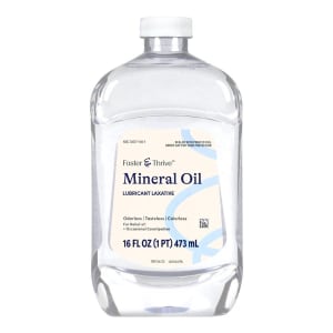 Acme United SwanÂ® Mineral Oil Laxative, 16-ounce bottle