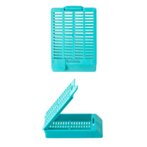 Simport Scientific Tissue Cassette Swingsetteâ„¢ Acetal Aqua