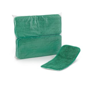 Wiper Central USA Wet Mop Pad Bound Edge Green Polyester / Polyamide Reusable