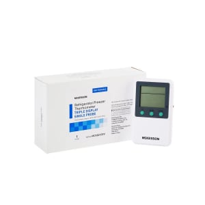 McKesson Refrigerator/Freezer Thermometer, Digital Display, -58Â° â€“ +158Â° F Range