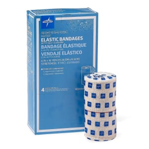 Medline Matrix Double hook-and-loop closure Elastic Bandage, 6 Inch x 10 Yard