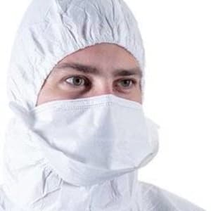 Ansell Cleanroom Procedure Mask BioCleanâ„¢ Not Rated Earloops One Size Fits Most
