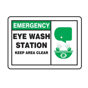 Accuform Signs Lab Safety SupplyÂ® Wall Sign, 7 x 10 Inch