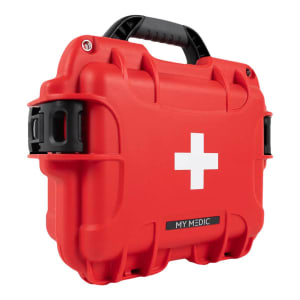 MyMedic My Medicâ„¢ MyFak Pro First Aid Kit, Red Waterproof Hard Case