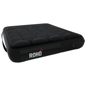 Crown Therapeutics ROHOÂ® MosaicÂ® Inflatable Seat Cushion, 18 x 16 x 3 Inch, Air Cells, Black