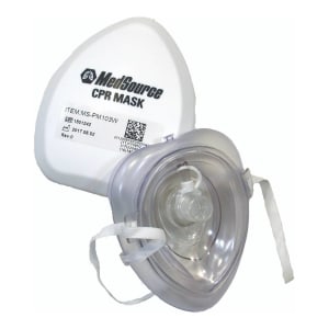 MedSource International CPR Face Mask Basic Medical Mouth to Mask Single Use