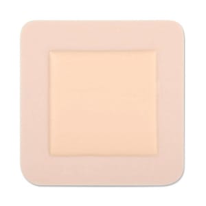 Medline OptifoamÂ® Adhesive with Border Foam Dressing, 4 x 4 Inch