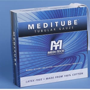 Medi-Tech International Tubular Retainer Dressing Meditubeâ„¢ White Cotton Size 2 1 Inch X 50 Yard Large Finger / Toe NonSterile