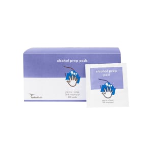 Cardinal Healthâ„¢ Alcohol Prep Pads, 9 x 4.5 Centimeter, Individually Packaged