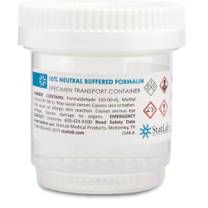 StatLab Medical Products StatClickâ„¢ Prefilled Formalin Container, 30 mL Fill in 60 mL