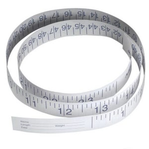 Medline Measurement Tape 24 Inch Length Paper Disposable Inches / Centimeters