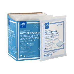 Medline Avant GauzeÂ® Sterile Nonwoven Sponge, 4 x 4 Inch, 4-Ply