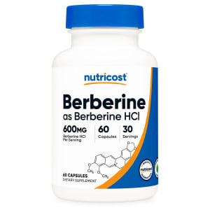 Nutricost Dietary Supplement nutricostÂ® Berberine 600 mg Strength Capsule 60 Per Bottle