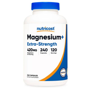 Nutricost Dietary Supplement nutricostÂ® Magnesium Citrate 420 mg Strength Capsule 240 Per Bottle