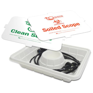 Cygnus Medical Scope Transport Tray with Lid OasisÂ® Biodegradable Plant-Based Material 16-1/2 X 20-1/2 Inch