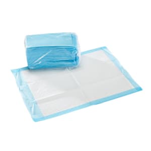 HK Surgical Nonsterile Blue / White Procedure Underpad, 9-1/2 x 12 Inch
