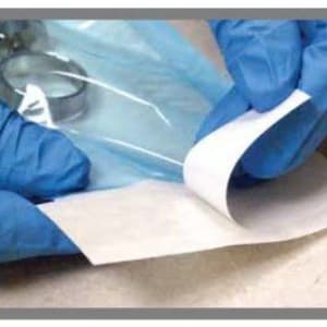 MicroCare LLC Sterilization Pouch ProViewÂ® Plus Ethylene Oxide (EO) Gas / Steam / Chemical Vapor 10 X 16 Inch White / Blue Self Seal Paper / Film