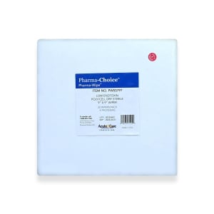 Acute Care Pharmaceuticals Cleanroom Wipe Pharma-Wipeâ„¢ 25 Count Bag 9 X 9 inch Sterile Disposable