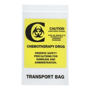 ASP Global LLC RD Plastics Chemotherapy Transport Bag, 9 x 12 Inch