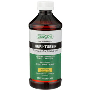 Geri-CareÂ® Guaifenesin Cold and Cough Relief, 16-ounce Bottle