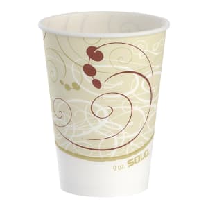 RJ Schinner Co SoloÂ® Wax Coated Paper Drinking Cup, 9-ounce