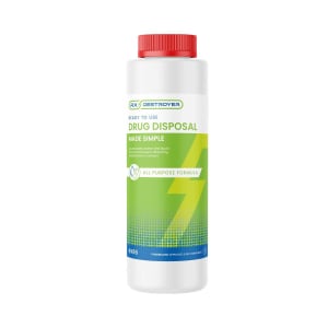 C2R Global Manufacturing Rx Destroyerâ„¢ Pharmaceutical Disposal System, 16-ounce bottle