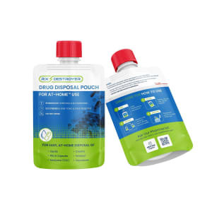 C2R Global Manufacturing Rx Destroyerâ„¢ Drug Disposal Pouch for use with Pharmaceutical Disposal System
