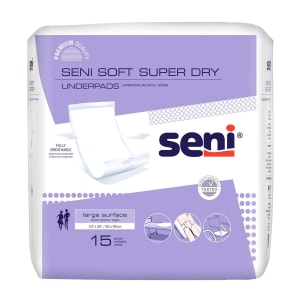 TZMO USA Inc SeniÂ® Soft Super Dry Underpads, Level 3 Absorbency