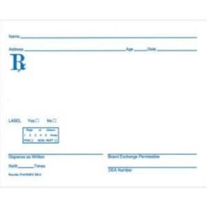 PDC Healthcare Prescription Pad PDCÂ® 4 X 5 Inch, White Paper