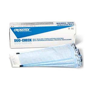 SPS Medical Supply Duo-CheckÂ® Sterilization Pouch, 3Â½ x 22 Inch
