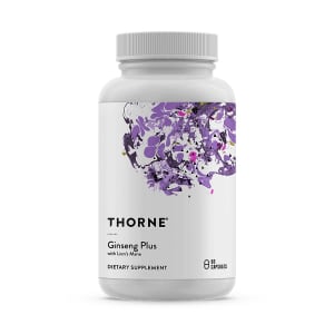 Thorne Research Inc ThorneÂ® Ginseng Plus with Lion's Mane Dietary Supplement