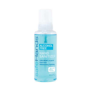 safeHandsÂ® Alcohol-Free Foaming Hand Sanitizer, 18 oz. Bottle, Clean Linen Scent