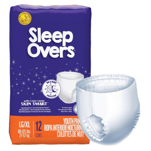 First Quality Products LLC CutiesÂ® Sleep OversÂ® Absorbent Underwear, Large / Extra Large