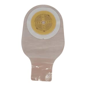 Safe N Simple Ostomy Pouch Safe n Simpleâ„¢ One-Piece System 12 Inch Length Flat, Trim to Fit 2-1/2 Inch Stoma Drainable