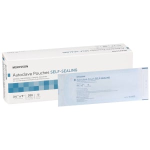 Healthmark Industries SterikingÂ® Sterilization Pouch, 10 x 15 Inch, for EO, Gas, Steam Sterilization