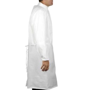 TrueCare Biomedix Cleanroom Gown Small White Sterile Not Rated Disposable