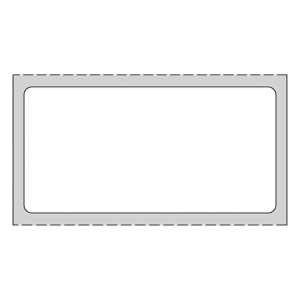 PDC Healthcare PDCÂ® White Blank Thermal Label, 1 x 2 Inch