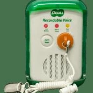 Smart Caregiverâ„¢ Pad Dual Recordable Voice Fall Monitor