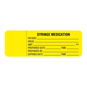 United Ad Label UALâ„¢ Irrigation Solution/Medication Label, 3 x 1 Inch