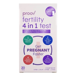 2San LLC proov fertility 4 in 1 test for Follicle Stimulating Hormone, PdG, E1G & LH-beta