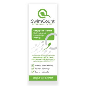 2San LLC SwimCountÂ® Sperm Quality Test, One Single-Use Home Test