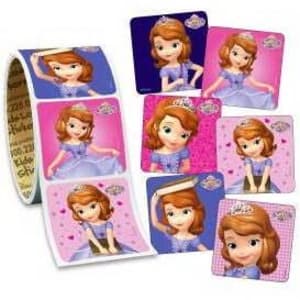 Medibadge Sticker DisneyÂ® 100 per Roll Sofia The First 1-5/8 X 1-5/8 Inch
